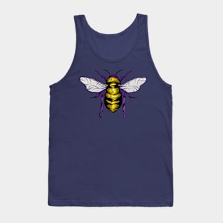 Pop Art Bee Portrait Tank Top